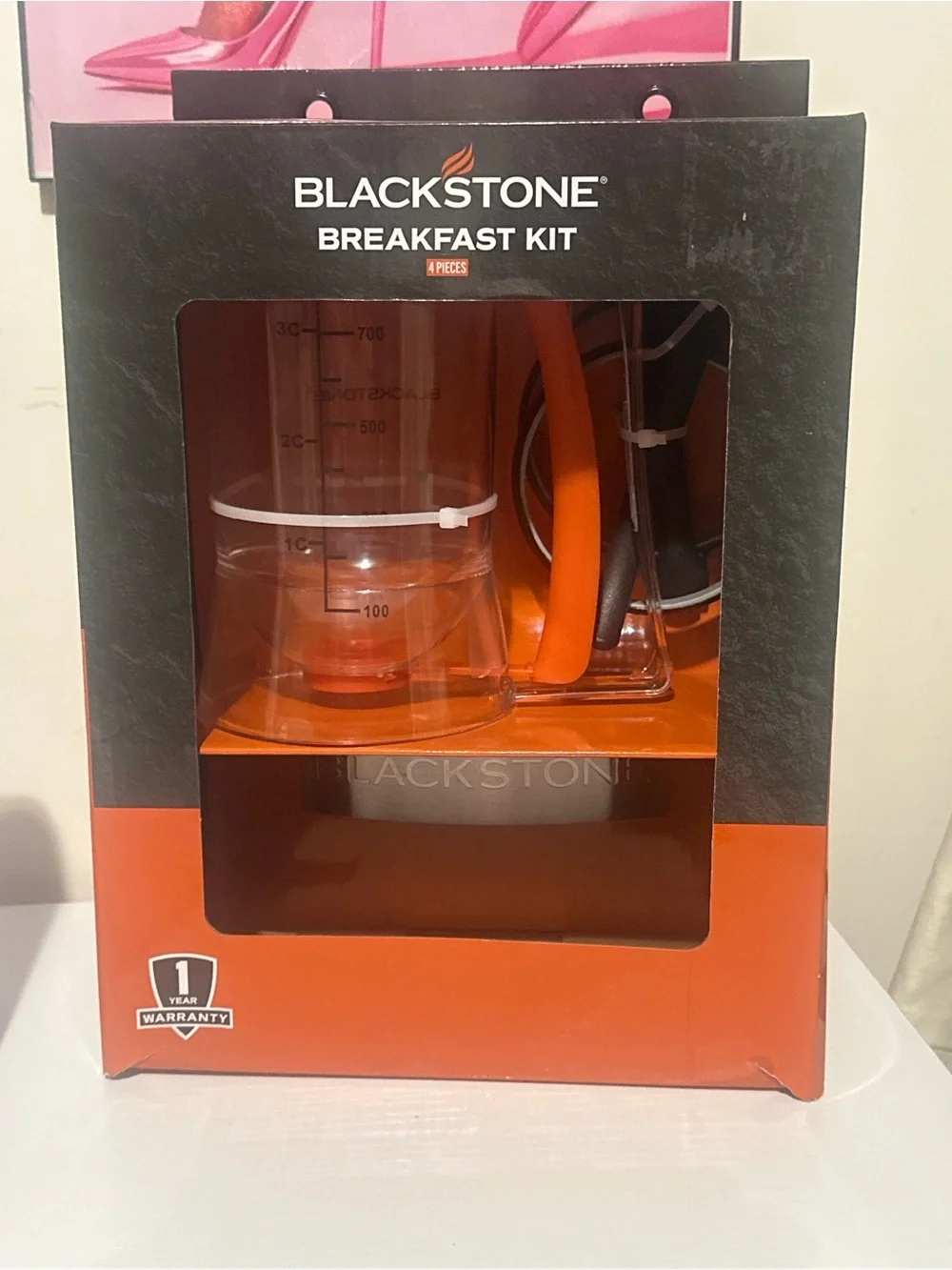 Blackstone Orange and Black Breakfast Kit - 4 Piece Set